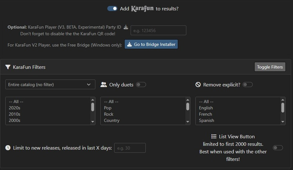 KaraFun Request App